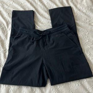 Black Scrub Pants Size L 4Flex